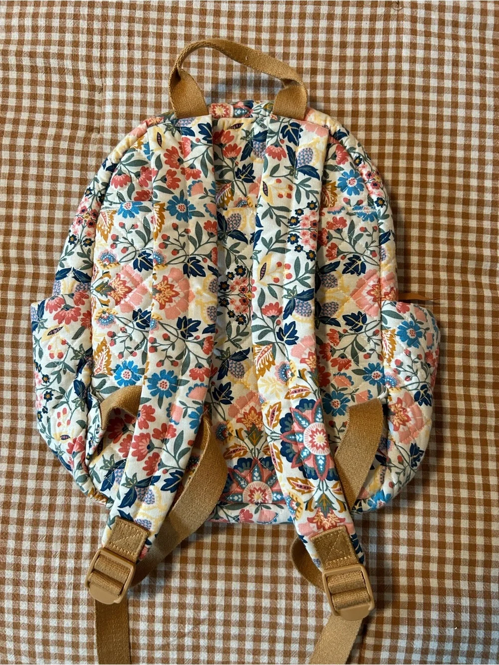 Vera Bradley Floral Quilted Mini Backpack